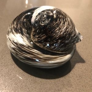 Sleeping Kitten Glass Art